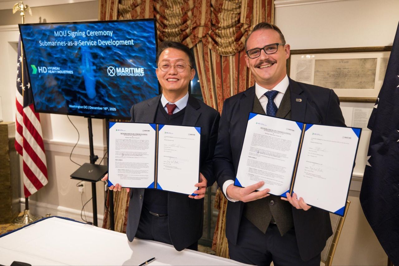 HD Hyundai Heavy Industries and US undersea tech provider join hands on next-gen subs Thumbnail Image